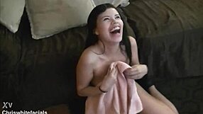 Hey, Nicole is back for another round of that devastating facial with deepthroat and cumshot