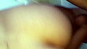 Ebony Slut Bent Over for Big Black Cock Doggystyle Pounding in Tight Pussy