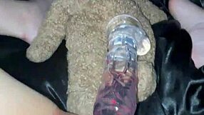 can this virgin 18-year-old saudi amateur from los angeles handle her first deep masturbation with a huge dildo?