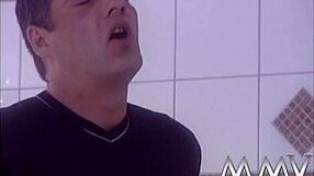 Blonde and redhead harlots handle large interracial cocks erotically