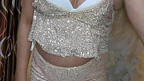 Delicious Transsexual Touching Herself