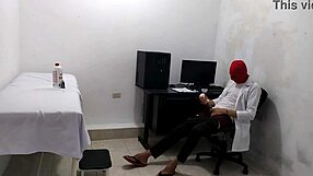 Perverted Doctor Masturbates Intensely After Treating Cute Patient In Hospital Roleplay With Kinky Fetish Elements