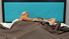 real morning milf wife foreplay and sex - sensual kissing and romantic early morning