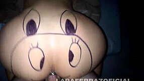 dominate the submissive bunny roommate and fuck her hard with force