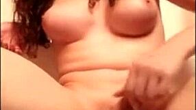 Shemale In Crossdressing Outfit Rides Dildo Hard On Webcam