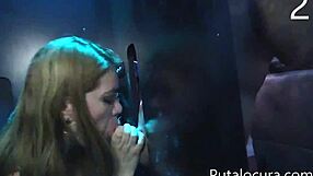 Spanish Marlen Doll Explores Gloryhole Thrills With Bent Over Blowjob And Facial Cumshot