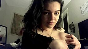 Horny Girl Reveals Big Boobs