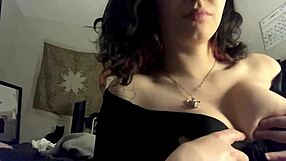 Horny Girl Reveals Big Boobs