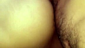 Ebony Slut Bent Over for Big Black Cock Doggystyle Pounding in Tight Pussy