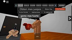 Me Follo a una Puta en Roblox con Anal Assfucking y Sexo Duro