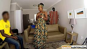 i'm a pure african amateur model at audition with boyfriend
