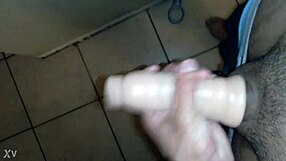 Who Knew A Pocket Pussy Could Handle Such A Massive Latina Monster Cock In Solo Play?