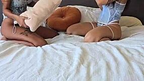 Curvy Brunette Nati Camargo Rubs Wet Pussy in Homemade Masturbation with Deepthroat Contrast