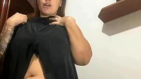 She loves flashing her body in public spots to get all the guys excited and hard, turning every exhibitionist moment into a teasing adventure