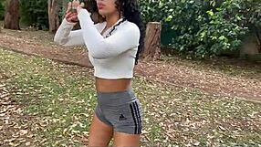 i trained with her in the park then put her on the iron