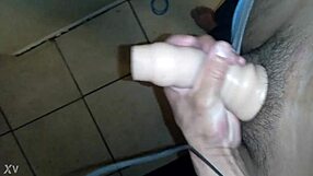 Who Knew A Pocket Pussy Could Handle Such A Massive Latina Monster Cock In Solo Play?