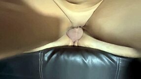 Big Ass Brunette With Blue Eyes And Ponytail Rides Pov Cowgirl In Tight Yoga Shorts Until Cum In Mouth