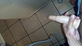 Who Knew A Pocket Pussy Could Handle Such A Massive Latina Monster Cock In Solo Play?