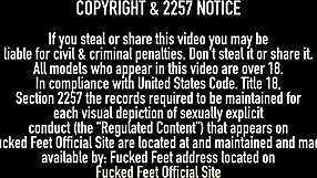 Whitney Wright feels intense orgasm from wet pussy and feet play