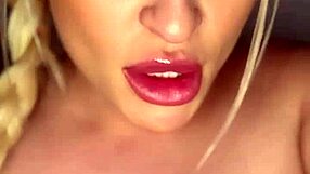 Horny College Girl With Big Tits And Tattoos Teases While Sucking Banana