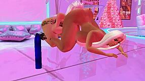 busty bimbo whores bridgette and jessica team up for some intense fucking action. their big tits bounce wildly