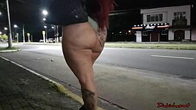 Why Does Sabrina Strong's Massive Brazilian Ass Stop Traffic When She Flaunts It Outdoors in Public?