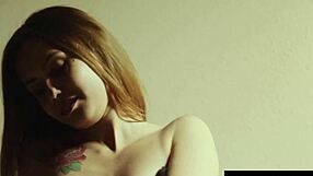 Muffling Her Screams with a Ballgag as She Dildos Her Wet Pussy in Bondage