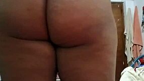 Hey, check out this chubby wife showing off her ass