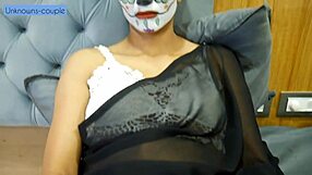 this horny desi housewife is seeking extraordinary romance from her hardworking husband, starting with a passionate massage and leading to intense cowgirl riding and rimjob domination.