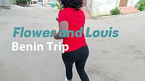 oh god, i love how flower rides that cock with her juicy ebony pussy getting filled deep with cum in passionate interracial action.