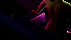 chell from portal rubbing her big tits while moaning