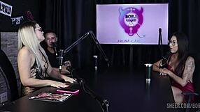 I remember watching the compilations of Luciana Picchi on Bora Cast with Bruna Carlos and Matheus Caetano - part 3 on Sheer Red