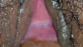 Oh man, check this up close latina wife getting missionary sex with creampie cumshot dripping from her tight hairy pussy