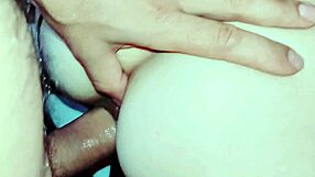 Pov anal action with a skinny wife's tight ass