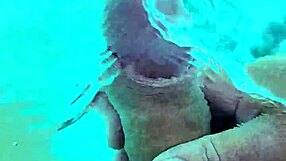 Solo Handjob Session In Outdoor Pool With Naked Amateur Stroking Cock