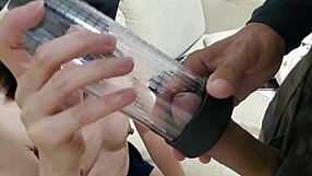 i compared if onaho feels good or a real married womans shaved pussy is better in homemade creampie pov