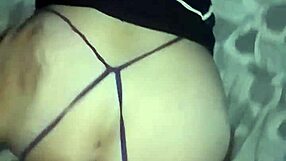 uh, like pov solo perrito with her blue tanga open, bent over close up homemade style...