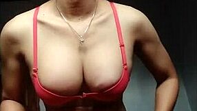 hey, check out this asian shemale stroking her hard cock solo