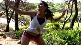 Shana Spirit hardcore amateur scene with cumshot facial and outdoor teen fucking in close-up 1on1 action