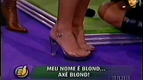 Blonde Brazilian Suggests Ripped Clothes In Super Positive Striptease On TV