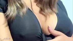 I love masturbating in my lingerie until I finally cum hard in this homemade solo session