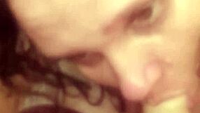 i gave stacy a pov blowjob then doggystyle and missionary before cumming all over her face in the living room