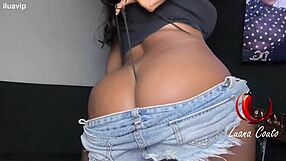 Curvy Latina Masturbates Her Ass To Intense Orgasm In Solo Session