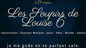 Hey, isn't it wild how Louise hits those intense peaks in this French audio solo session?