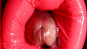 i tried dinosaur anal with my oiled redhead body using the fuck machine in pov