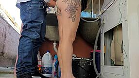 Hey, married housewife, why not pay the washing machine tech with your big ass while hubby's away?