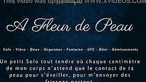 A Fleur De Peau - French Dirty Talk Solo Female With Intense Expressions And Teasing Gestures