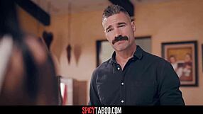 Kinky Stepdad Spanks And Rough Fucks Stepdaughter With Toys In Taboo BDSM Session!