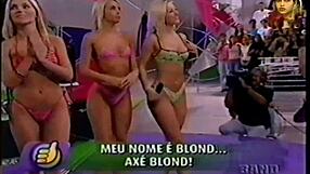 Blonde Brazilian Suggests Ripped Clothes In Super Positive Striptease On TV