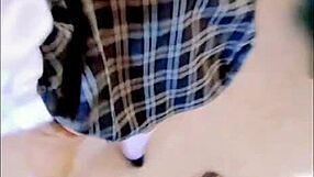 I get creampied by masked stranger in my room while alone, his gross cock does nasty things to me